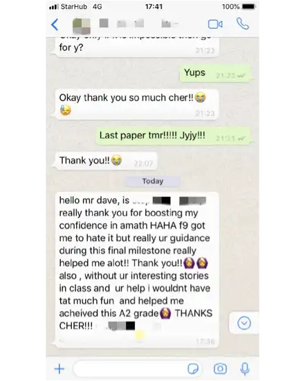 Testimonial from Zoe