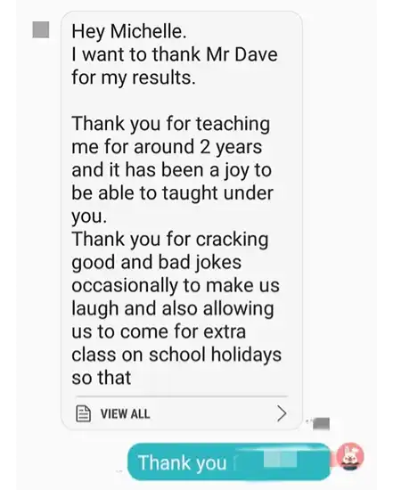 Testimonial from Ariel