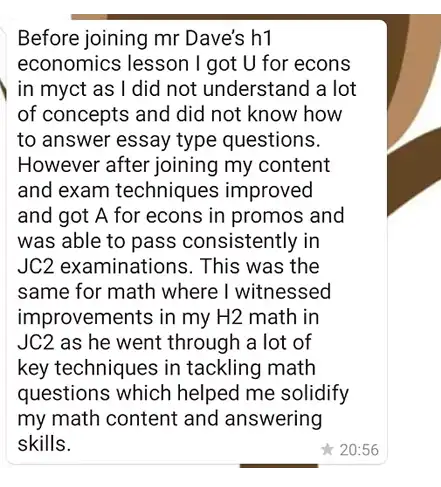 Testimonial from Yan Ting